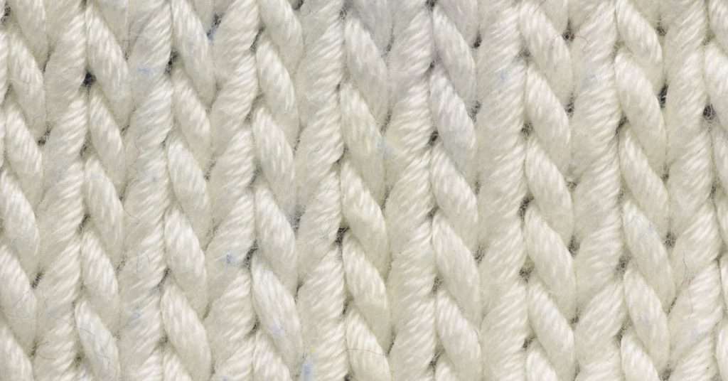 knit pattern upclose