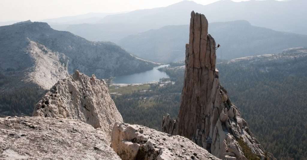 pinnacle of abseiling
